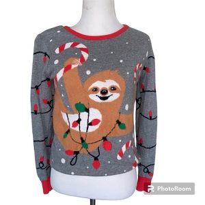 Kids Cute Ugly Christmas Sweater. Sz 14-16